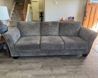 Comfy grey sofa