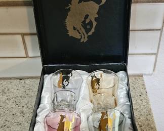 Pendleton Rodeo shot glasses - set of 4