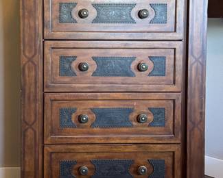 Tall chest of drawers - goes with king bed