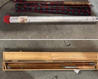 Fenwick and Crown split bamboo rod