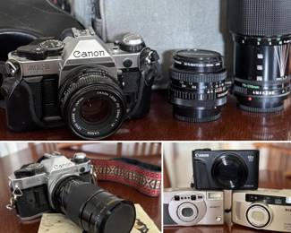 Nice selection of SLR & digital cameras