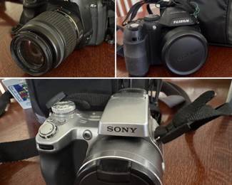 Nice selection of digital cameras 