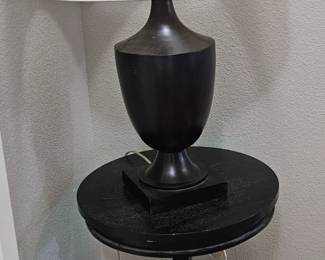 Side table & lamp