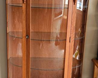 Display your tchotchke collection in this beautiful made-to-look-old cabinet