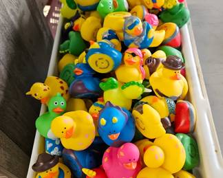 Tub-of-rubber-ducks