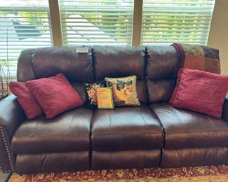 Leather sofa