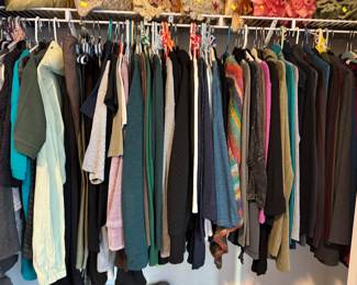 Men's clothing size M/L, more hand knit sweaters