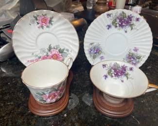 Allyn Nelson bone china tea cup & saucer ,Lefton china tea cup & saucer 