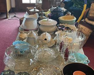 Glassware & Serving pieces