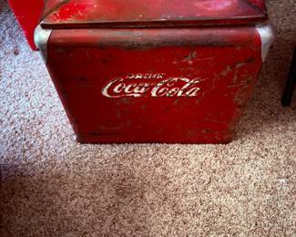 vintage Coke cooler