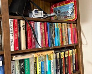 Books, movie camera, Coke Trays-some have multiple duplicates