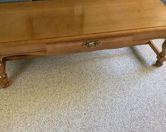 Nice Wood Coffee Table With Drawer