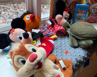 Disney Plush Toys and Board Games Bundle