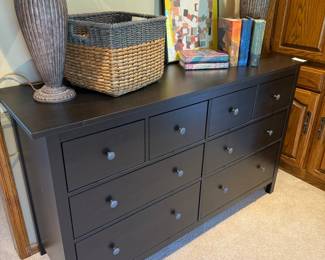 IKEA Hemnes 8-Drawer Dresser, Black-Brown