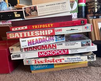 Vintage board games