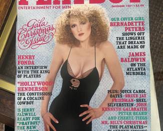 A number of late 70s early 80s Playboy magazines 