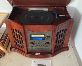 Innovative technology wooden music center