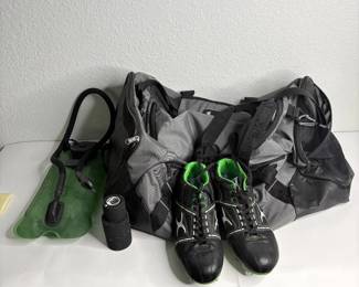 s Complete Sports Gear Set with Bag, Size 9 Shoes, and Water Bottle