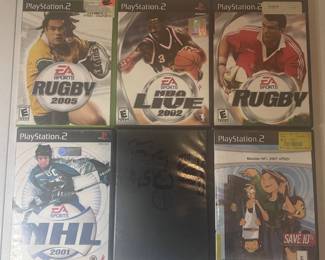 bb 6 Sony PlayStation 2 Sports Games Madden, NHL, NBA, Rugby, FIFA