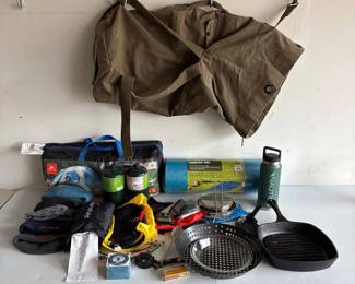 g Comprehensive Camping Gear Set with 4Person Dome Tent and Accessories
