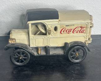 c Cast Iron CocaCola Delivery Truck  Vintage Style Decorative Piece
