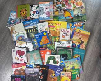 kk Large Lot of Approx. 50 Childrens Books Including Dr. Seuss, Eric Carle  Classics