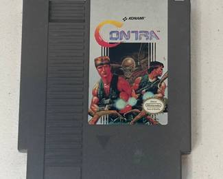 bb Contra  Nintendo NES Cartridge
