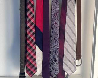 cl mens ties and belts