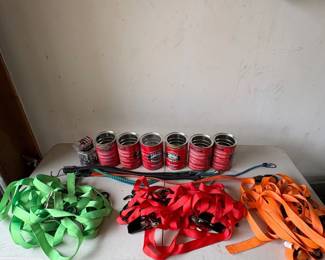 g Assorted Strap Downs and Hardware Set with MultiColored HeavyDuty Straps