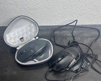 e Logitech MX Master Wireless Mouse Logitech G502 Wired Gaming Mouse 2pc Lot