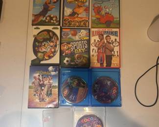 bb Family Movie Lot 9 Disney Pixar Coco, Space Jam, Sandlot, Air Bud  More