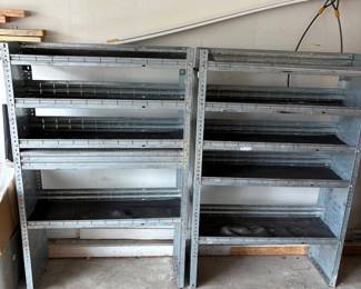 g HeavyDuty Metal Shelving Units with Rubber Mats, 3Piece Set