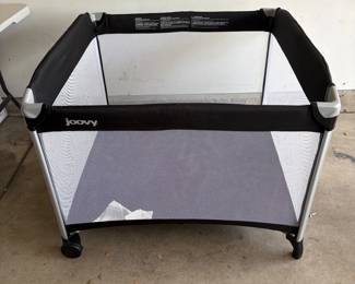 kk Joovy Playpen with Rollers  Portable and Spacious Baby Play Yard