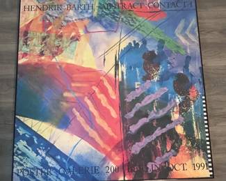 ar Hendrik Barth Abstract Contact I Framed Art Print