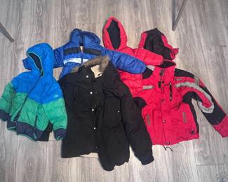 kk Childrens Winter Coats  Spyder Jacket Included, Sizes Approx. 2T6T