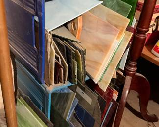 Stained glass panels