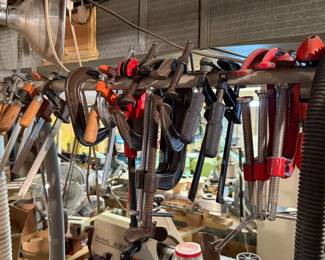 Wood clamps, clamps