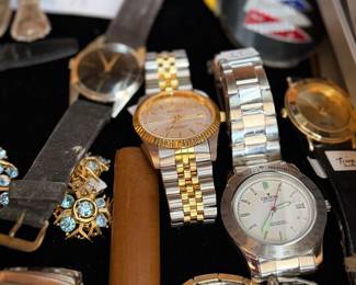 Vintage watches, jewelry