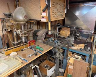 Drill press, tools