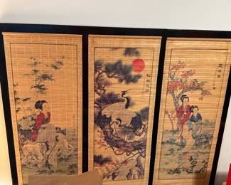 Asian style wall hanging