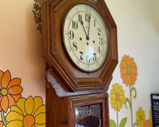 Vintage regulator wall clock