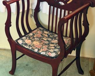 Beautiful antique carved arm chair