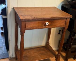 Antique accent table