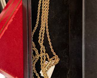 Gold necklace