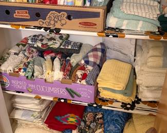 Towels, linens