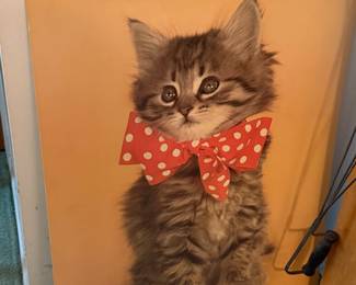 Artwork, cute cat