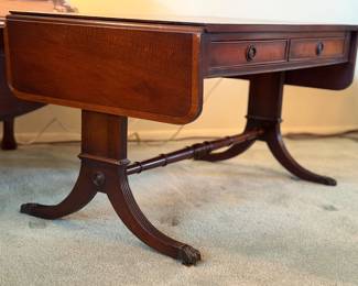 Antique mahogany coffee / side table