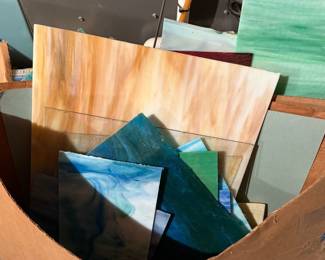 Stained glass panels