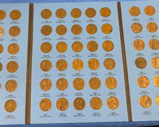 Book of wheat pennies