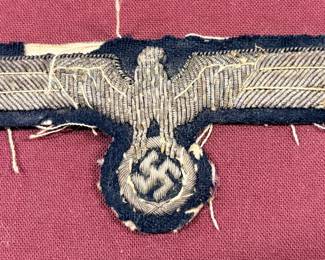 Silver bullion World War II era German eagle